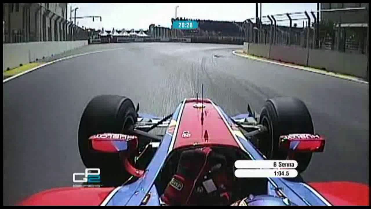 B Senna Onboard Qualification GP2 2008 Europe - YouTube