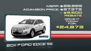 Below Invoice Pricing at Adamson Ford: Ford Edge