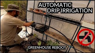 Greenhouse Irrigation - Simple, Quick and Easy Upgrade work (captions)