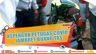 Kepergok Satgas Covid 19, Jambret Buang Tas