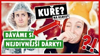 Dáváme si PODIVNÉ DÁRKY! 🎁 | Natyla \u0026 Lukefry, Vidrail