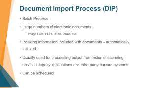 Support Webinar: Capture - Importing Documents into OnBase