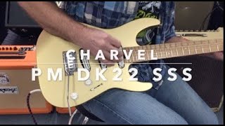 Charvel Pharaohs Gold PRO MOD DK22 SSS 2PT CM Guitar Demo