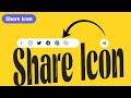 Social Media Share Button Using Html, Css and Javascript