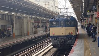 【E217系廃車回送送り込み】JR東日本 EF64 1030号機 単9745レ 大船行 横浜駅通過！[2025.02.18(火)]