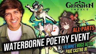 Waterborne Poetry Event ALL PARTS w/ Freminet Voice Actor | Genshin Impact