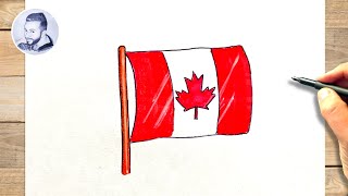 Comment dessiner le drapeau du canada