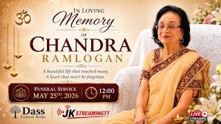 The Funeral Service Of Chandra Ramlogan