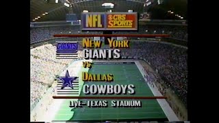 1991-09-29 New York Giants vs Dallas Cowboys