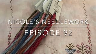 Nicole’s Needlework: FlossTube 92 - Getting Organized and Kits/WIPs Parade!