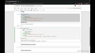 Handling Exception | | Python Essential Training