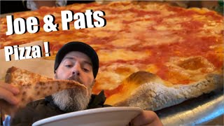 Best thin crust pizza in NYC, JOE & PAT'S !