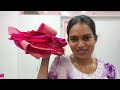 saree ல pleated gown cutting full video✨@rajisstory22 tailoringchannel fashion stitch