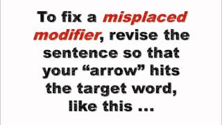 Grammar Bytes! Presents :: Finding and Fixing Misplaced and Dangling Modifiers