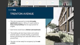 Trenton & Cedarvale Ave. new modular housing: virtual community engagement meeting #2 March 17, 2021