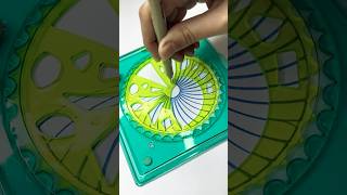 ASMR Spiral Sounds for Calm | Mesmerizing Spirograph Art for Stress-Free! #art #shorts #spirograph