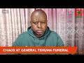 WATCH LIVE: Chaos General Silundi Tshuma Funeral As Mnangagwa Drags His Feet