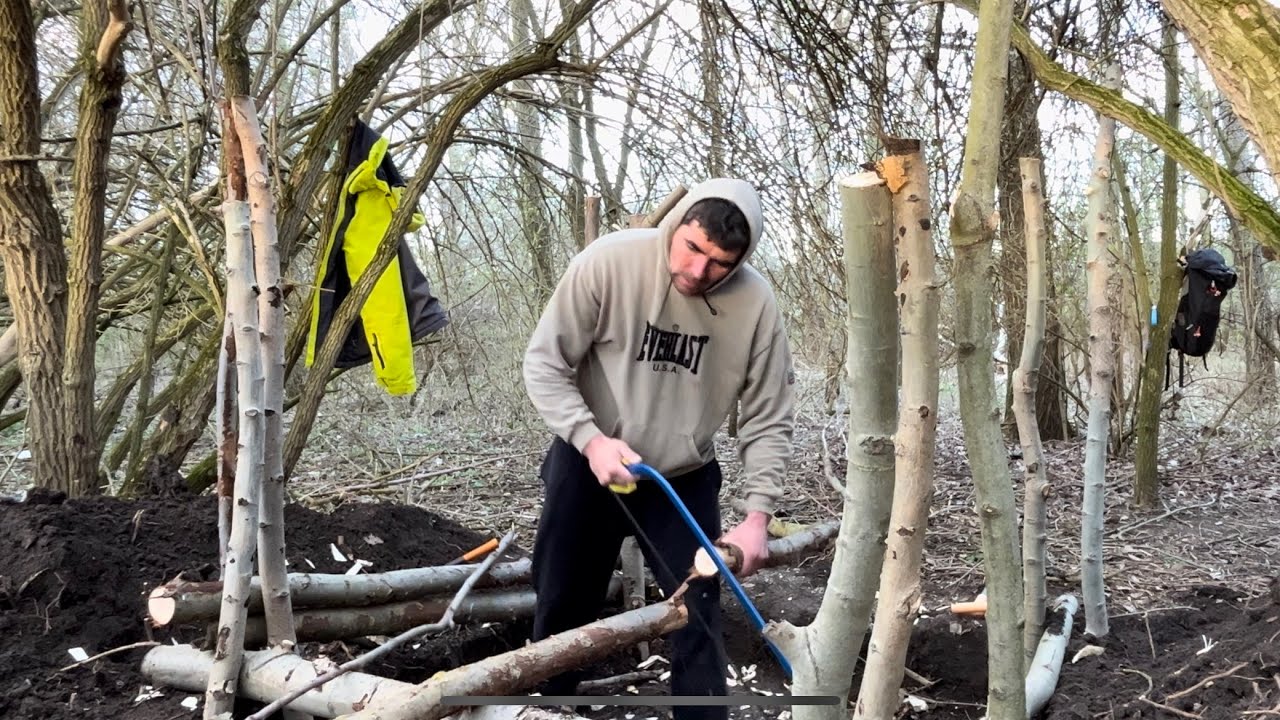 Building Bushcraft Haus Part 1 Youtube