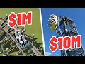 Who Wins? $1 Million VS $10 Million Coaster Challenge!