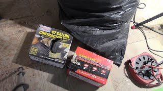Lowe's Contractor's Choice vs Menards Super Tough 3 Mil Contractor Bags Comparison and Review