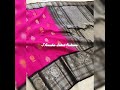 36 gadwal kanchi big kuttu broder silk sarees.