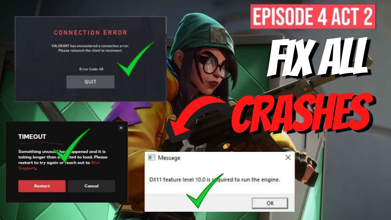 Fix Valorant All Crashes| DX11 Feature Level 10.0 Error| Valorant ...