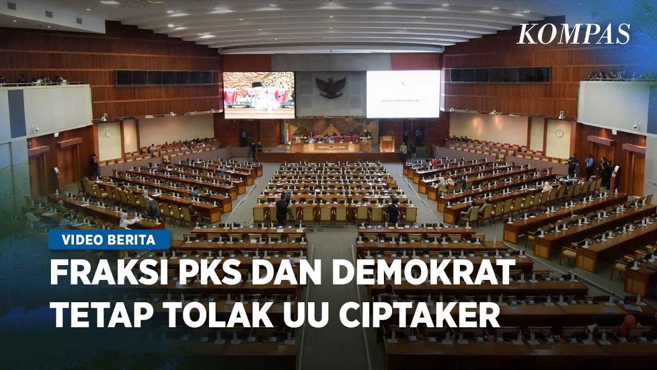 Ketok Palu, DPR Sahkan Perppu Cipta Kerja Jadi Undang-undang - YouTube