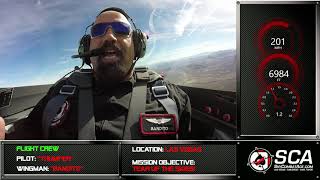 SCA Sky Combat Ace flight with Captain Andy Las Vegas