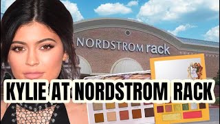Kylie Jenner at Nordstrom rack Kylie cosmetics