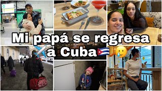 Mi papá se REGRESA✈️a CUBA 🇨🇺 lo voy a extrañar mucho😭así fueron estos dos días‼️