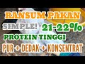 Fermentasi Ransum Pakan Ayam Protein 21-22% Untuk Pemula Dari Bahan Simple dan Mudah Di Dapat!!!