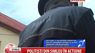 POLITISTI DIN SIMLEU IN ACTIUNE