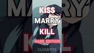 Kiss marry kill hard edition | #demonslayer #anime #muichiro #giyuutomioka #rengoku