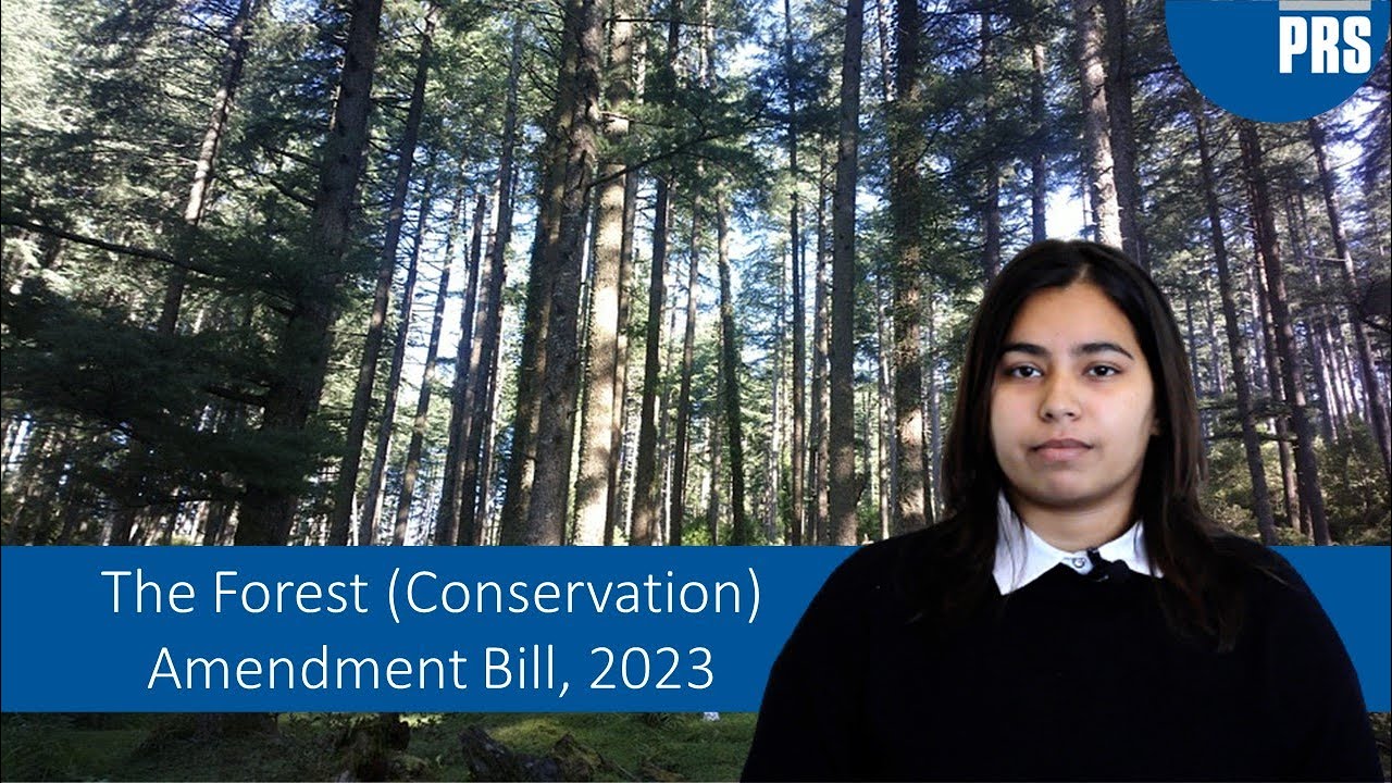 The Forest (Conservation) Amendment Bill, 2023 - YouTube