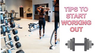 BEGINNERS GUIDE TO THE GYM | 5 TIPS | TIPS ON HOW TO START WORKING OUT | WORKOUT AT THE GYM