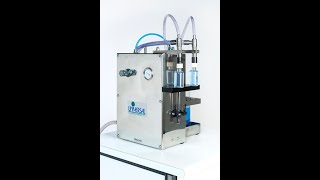 Testing VACUFILL vacuum level filling machine