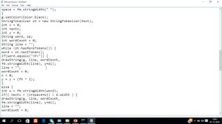 Abstract Window Toolkit - Text Alignment in java