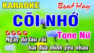 Karaoke Nhạc Sống Tone Nữ Cõi Nhớ (Beat Hay) Hoài Phong Organ