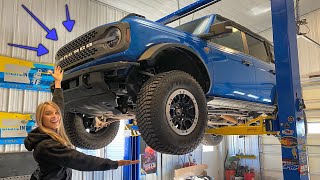 NEW FORD BRONCO TRAIL DAMAGE REPORT! & NEW ROCK SLIDERS!