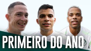 REFORÇOS TREINAM EM CAMPO COM O ELENCO | Treino Palmeiras (08/01)