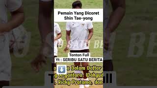 Pemain yang dicoret Shin Tae-yong | Timnas Indonesia U-19 #shorts #beritabola #shintaeyong #timnas