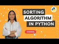 Sorting Algorithms in Python | Python Programming Tutorials | Meritshot Tutorials