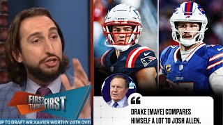 FIRST THINGS FIRST | Bill Belichick critiques Patriots' selection of QB Drake Ma