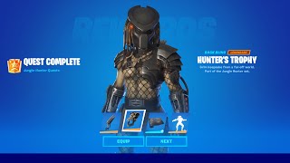 How to get Predator skin All challenges guide | fortnite