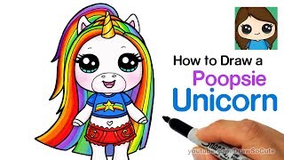 How to Draw Poopsie Slime Surprise Unicorn | Rainbow Brightstar
