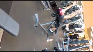 Funny Korean Ajumma at Gym!