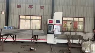 LT-9025ES 9M 250mm Tube Laser Cutting Machine used in our customer's site.