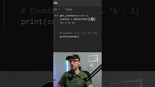 Python Dictionary, Defaultdict, and Counter Tricks
