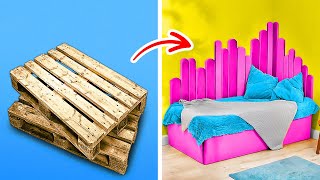 Transform any wooden pallet into new, nice-looking furniture