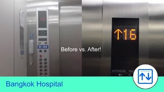 Before vs. After! Elevators @ Bangkok Hospital [Zone D, High Zone]